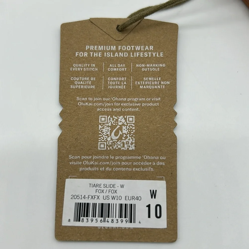 Olukai Women’s Tiare Slide Sandals – Fox Brown – Size W10 (EU 40) NWT - Picture 9 of 9